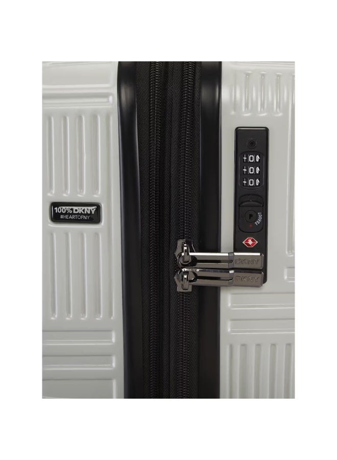 دكني حقيبة سفر  سيتي سكيب بعجلات للجنسين خفيفة الوزن  بعجلات دوارة لون رمادي جليدي - Image 5