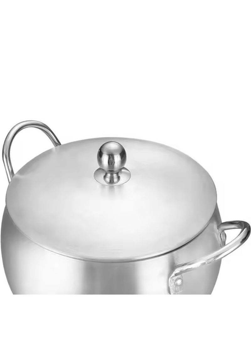 10-piece aluminum cookware set, silver, 16 - 18 - 20 - 22 - 24 cm - Image 4