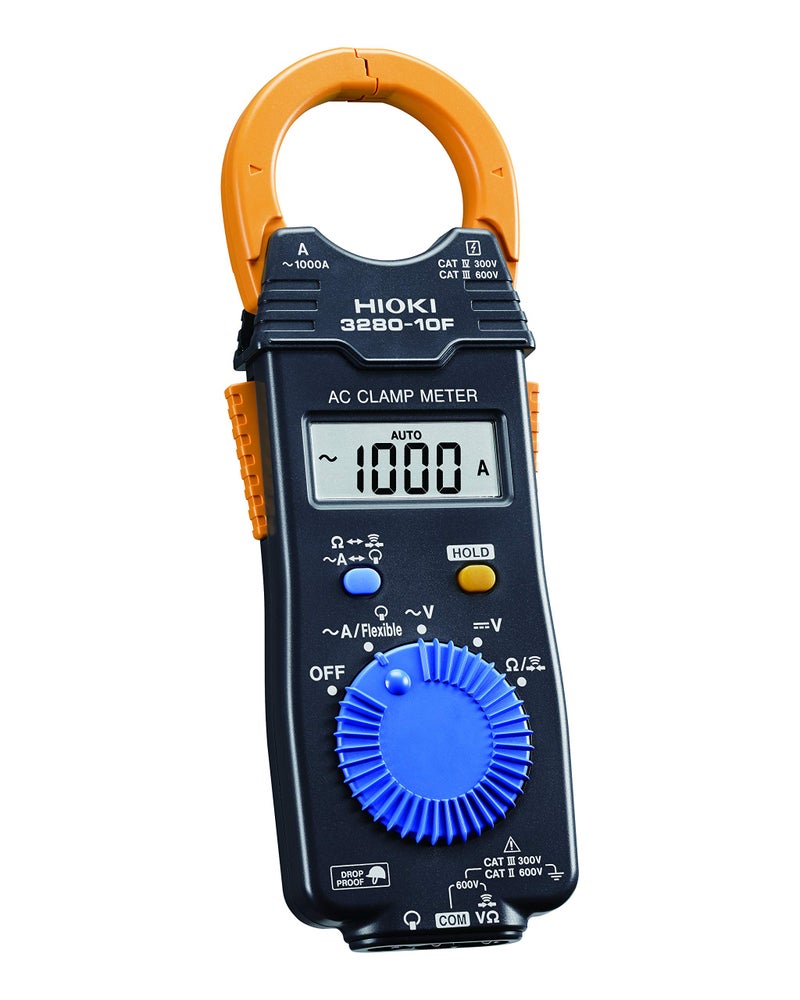 HIOKI AC CLAMP METER 3280-10F Rugged & Compact, Essential Equipment for Professional Electricians: Measure Current and Voltage with a Single Instrument, Black - Image 2