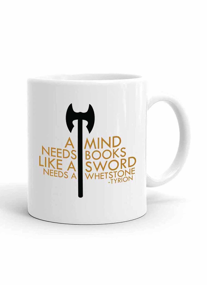 Spoil Your Wall Tyrion Lannister Quote from Game of Thrones Printed Ceramic Coffee Mug 325ml, Perfect Gifting by Spoil Your Wall  - Image 1