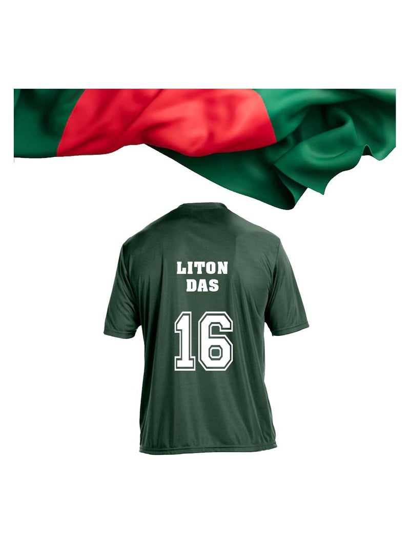 Bangladesh Unisex Sports Dry-Fit Jersey - Perfect for Bangladesh Cricket Fans and Cricket Lovers - Comfortable Bangladesh Jersey  - Image 3