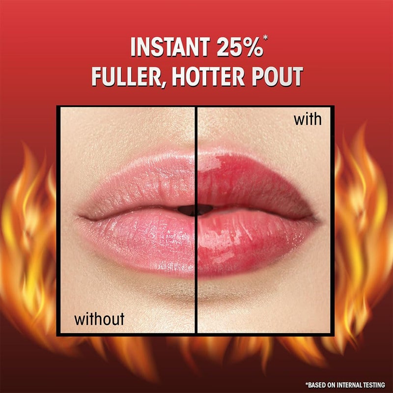 RENEE Hot Sauce Plumping Lip Gloss Cherry Chipotle Ultra Glossy Finish Lightweight Nourishing for Fuller Juicy Lips Jojoba Oil Sweet Almond Oil Vitamin E Infused - Image 4