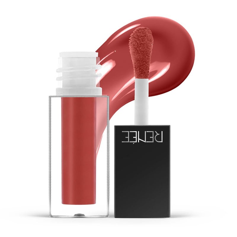 RENEE Hot Sauce Plumping Lip Gloss Cherry Chipotle Ultra Glossy Finish Lightweight Nourishing for Fuller Juicy Lips Jojoba Oil Sweet Almond Oil Vitamin E Infused - Image 1