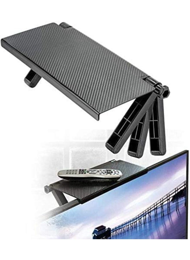 Screen Top Shelf – Adjustable Monitor Shelf, No-Tools Installation, 6 kg Weight Capacity - Image 1