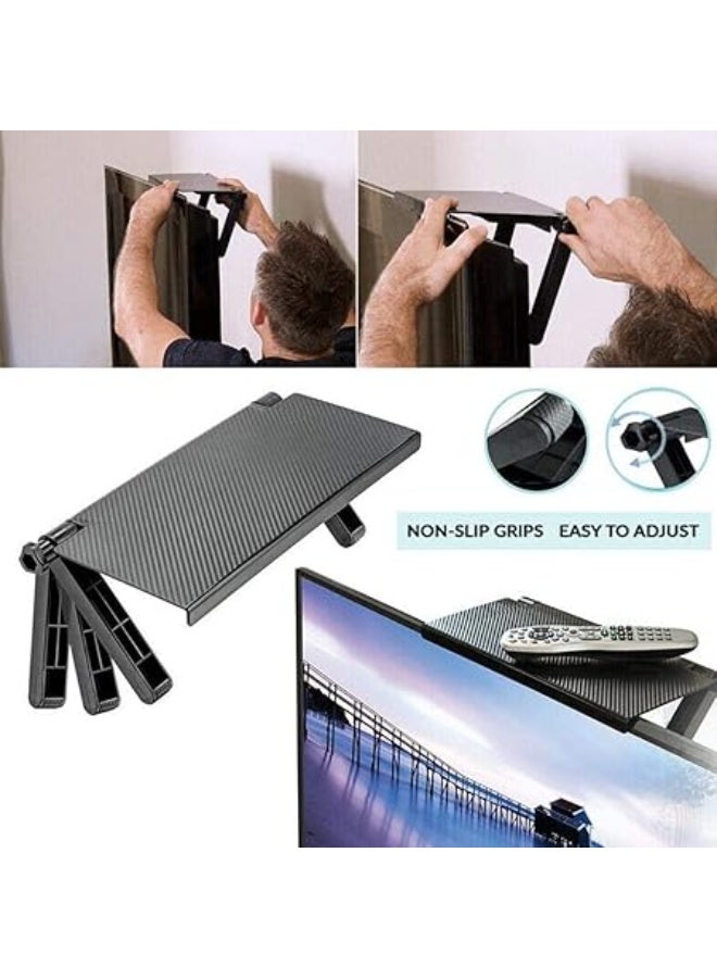 Screen Top Shelf – Adjustable Monitor Shelf, No-Tools Installation, 6 kg Weight Capacity - Image 2
