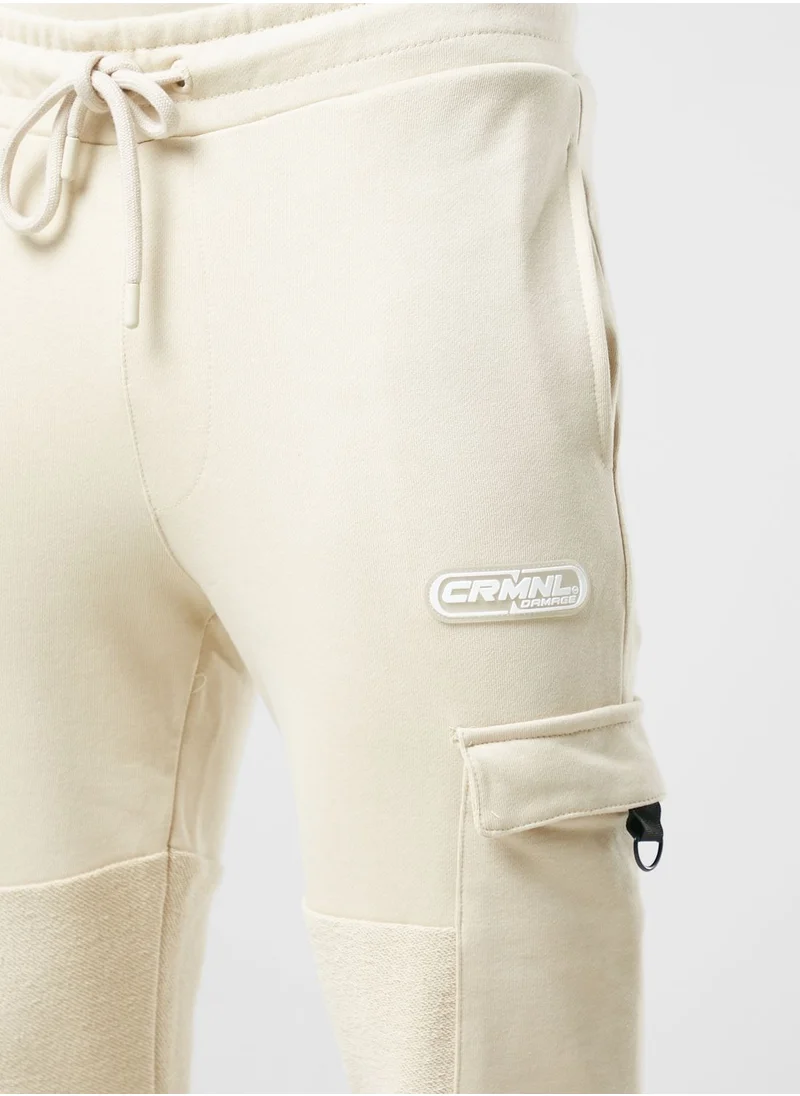CRIMINAL DAMAGE Reverse Cut & Sew Sweatpants