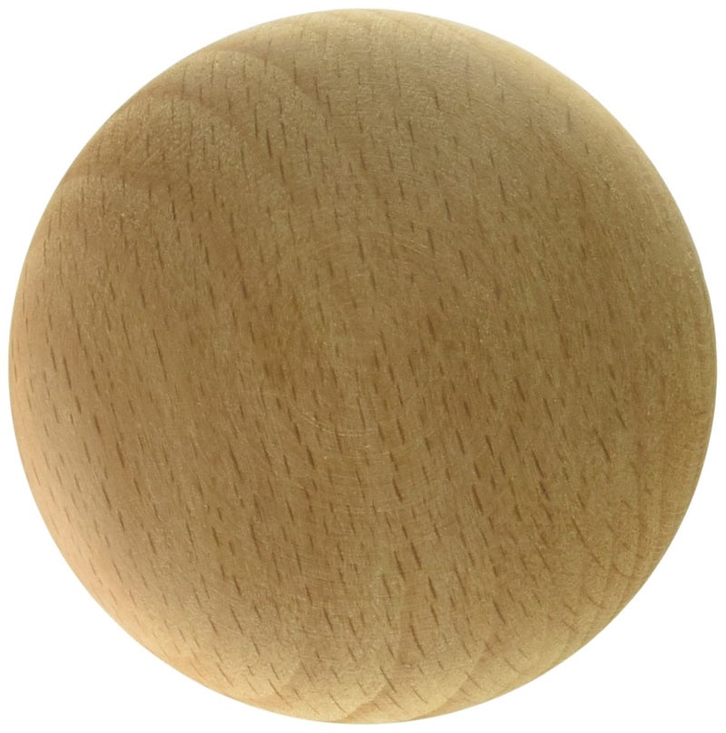Laurey 32701 2-Inch Natural Wood Mushroom Knob - Image 3