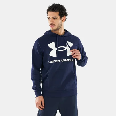 UNDER ARMOUR Men's UA Rival Fleece Big Logo Pullover Hoodie