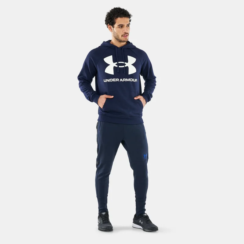 UNDER ARMOUR Men's UA Rival Fleece Big Logo Pullover Hoodie