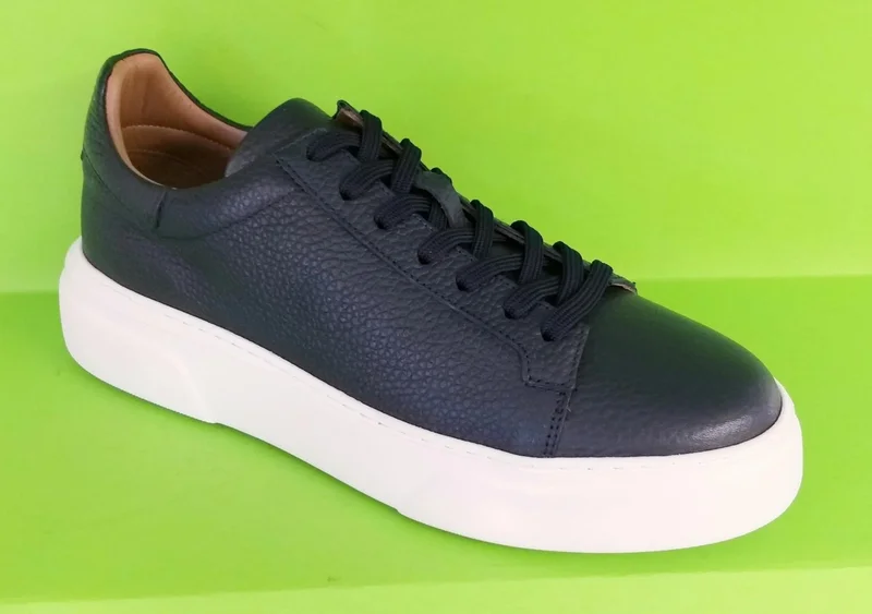 باجز شوز Bagsshoes 2501 Footcap Men's Genuine Leather High Sole Premium Sneaker Shoes