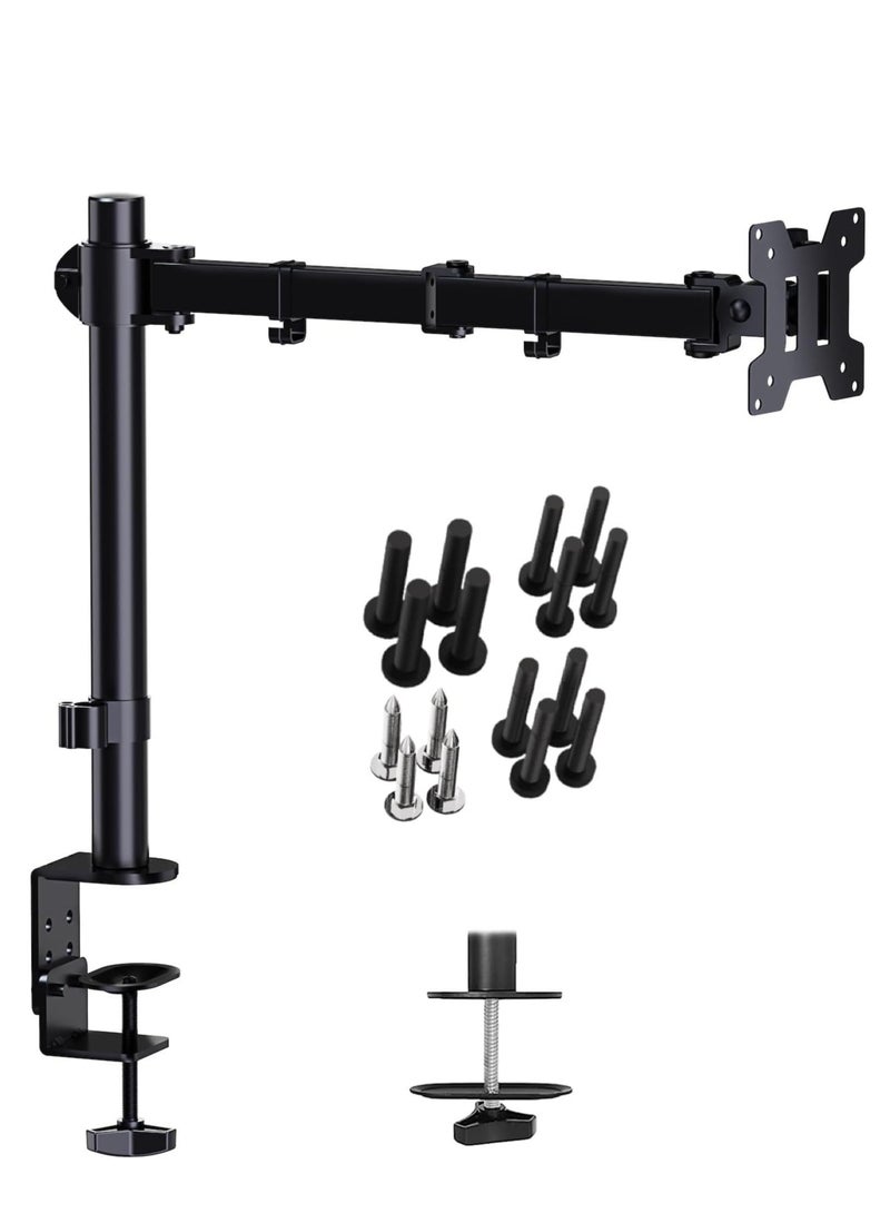 Desktop Monitor Stand, 13-27 Inch LED LCD Monitor Holder, Computer Monitor Holder with Clamp - Image 1