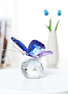 RARELY Crystal Butterfly Figurines with Ball Base for Home Wedding Decoration Glass Butterflies Ornaments Collectibles Figurines  for Lovers Gifts For Mother Sisters Brother And Friend  - Image 2
