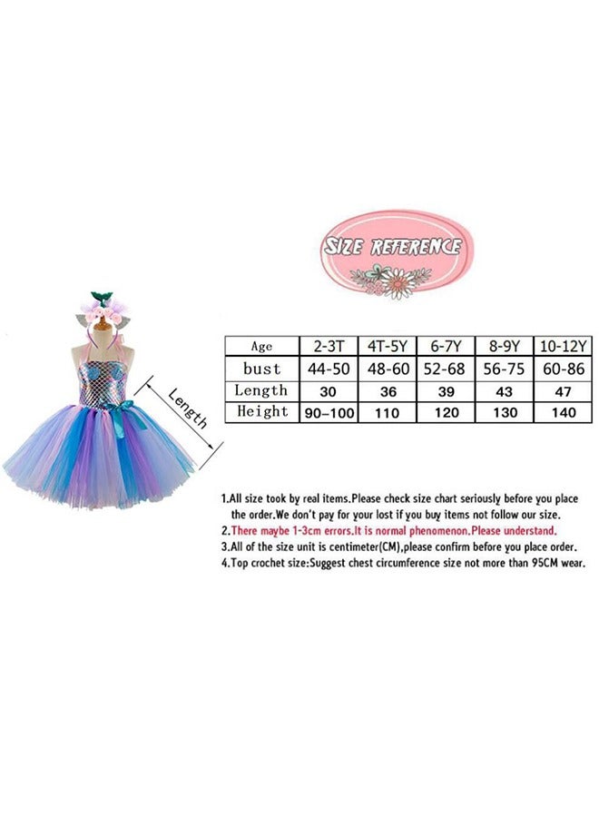 Beauenty 2-Piece Cosplay Inspired Cotton Polyester Rainbow Birthday Party Outfit - Image 3