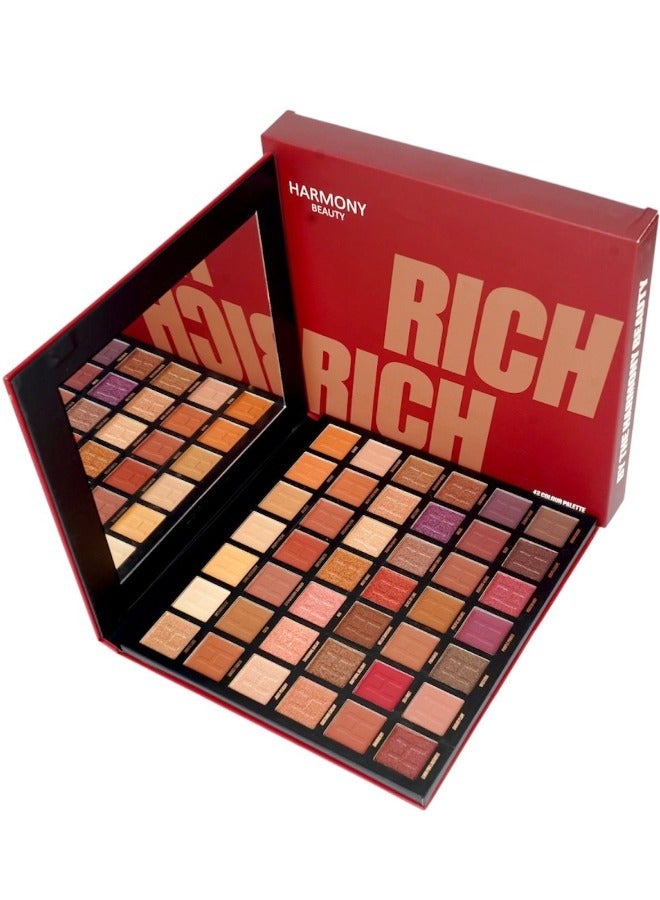 Harmony eyeshadow palette 42 colors - Image 2