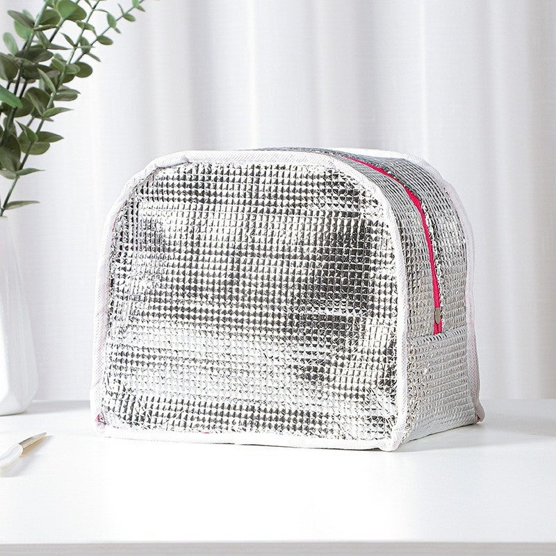 Lunch Box Bag Portable Aluminum Foil Insulated Lunch Bag Primary School Student Lunch Box Storage Bag Office Worker Lunch Bag One-Piece Delivery - Image 5