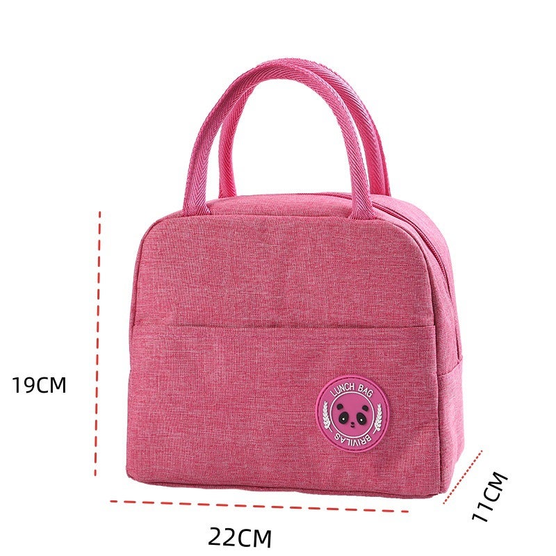 Lunch Box Bag Portable Aluminum Foil Insulated Lunch Bag Primary School Student Lunch Box Storage Bag Office Worker Lunch Bag One-Piece Delivery - Image 1