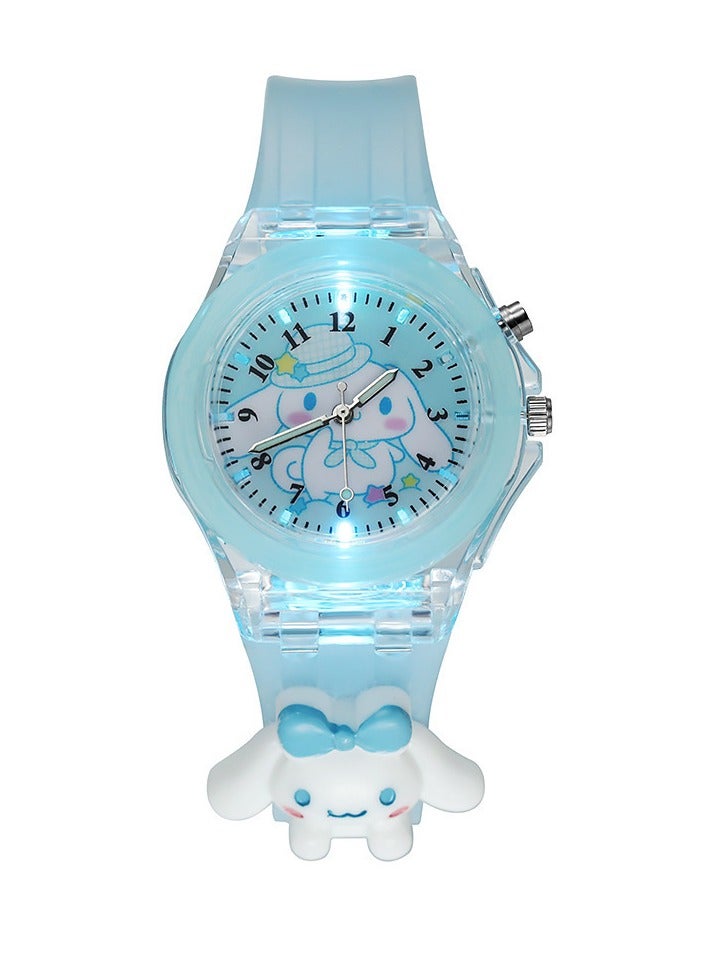 Generic Kids Smartwatches Watch Bracelet Luminous with 3D Cartoon Silicone Children Toddler Wrist Watch Bangle Little Child Toys for Girls Kids Pink