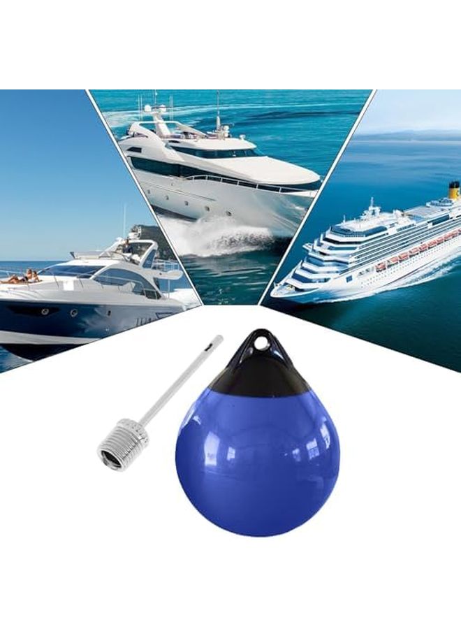 زورق أزرق قابل للنفخ عوامة كرة متين رصيف بحري مصد مضاد للاصطدام تصميم - Image 4
