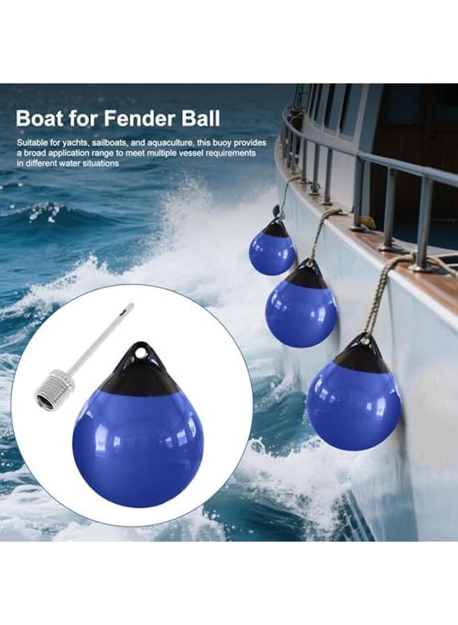 زورق أزرق قابل للنفخ عوامة كرة متين رصيف بحري مصد مضاد للاصطدام تصميم - Image 3