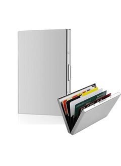 Stainless Steel Credit Card Holder Metal Business Card Holder for Men & Women Pocket Business Card Case Slim Business Card Wallet Business Card Holders 95 mm * 65 mm * 12.7mm