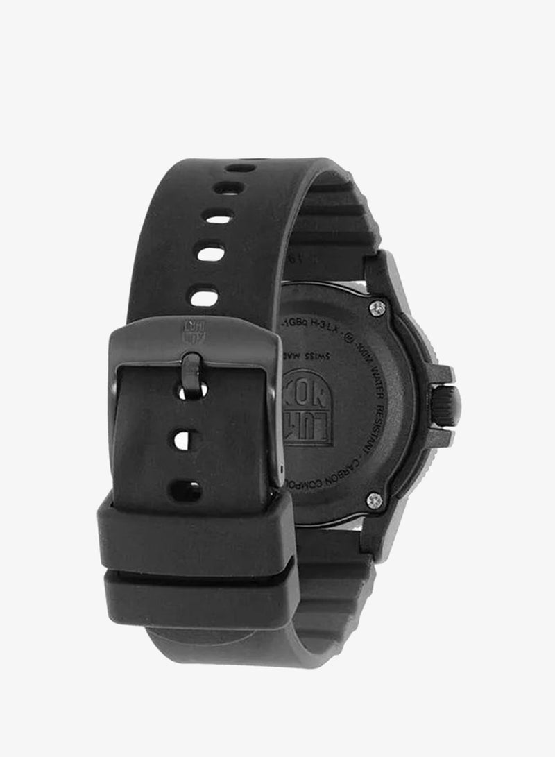 Luminox Unisex Analog Round Shape Rubber Wrist Watch XS.0301.L - 39 Mm - Image 3