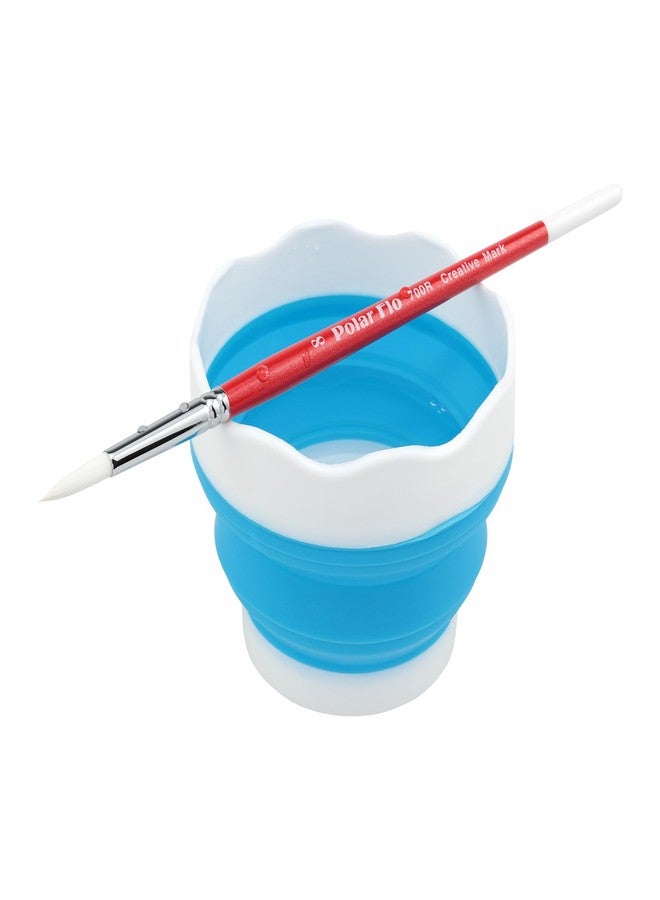 Creative Mark Collapsible Paint Brush Water Cup 10oz Capacity - Durable & Leak-Proof, Space-Saving Design, Ideal for Artists, Travel, Plein Air Painting, Mural Painters, Studio Use - Image 3