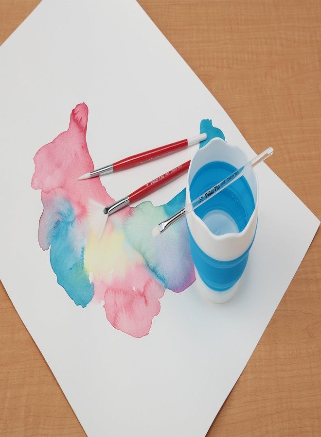 Creative Mark Collapsible Paint Brush Water Cup 10oz Capacity - Durable & Leak-Proof, Space-Saving Design, Ideal for Artists, Travel, Plein Air Painting, Mural Painters, Studio Use - Image 5