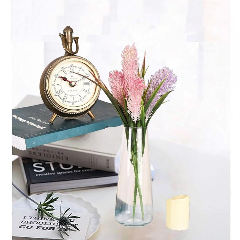 Relanta ™ Flower Glass Vase for Decor | vases for Home Decor - Clear Glass Centerpieces vases Living Room Kitchen,Office,Wedding - Image 5