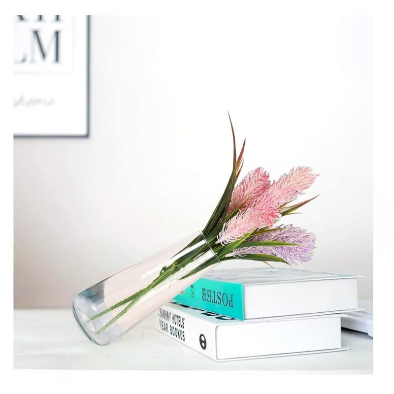 Relanta ™ Flower Glass Vase for Decor | vases for Home Decor - Clear Glass Centerpieces vases Living Room Kitchen,Office,Wedding - Image 3