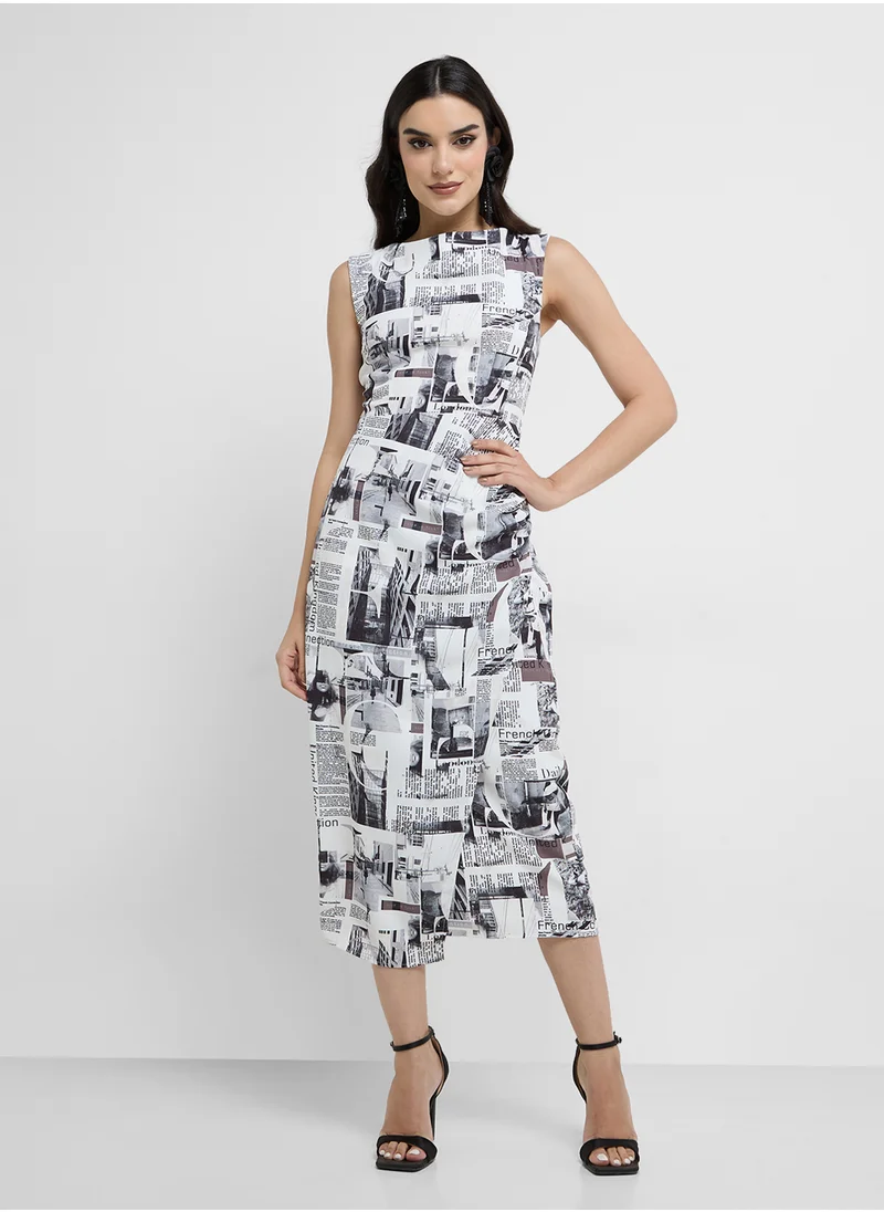 فرنش كونكشن Atlantis Dori Crepe Dress