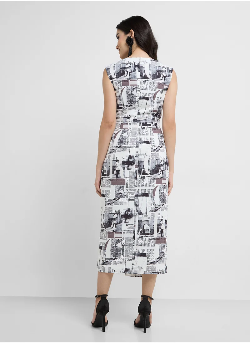 فرنش كونكشن Atlantis Dori Crepe Dress