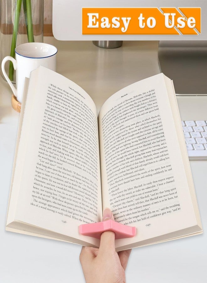 حامل صفحات كتاب مكون من 6 قطع، مثالي لمحبي القراءة، متوفر بألوان متعددة للاختيار من بينها. - Image 3