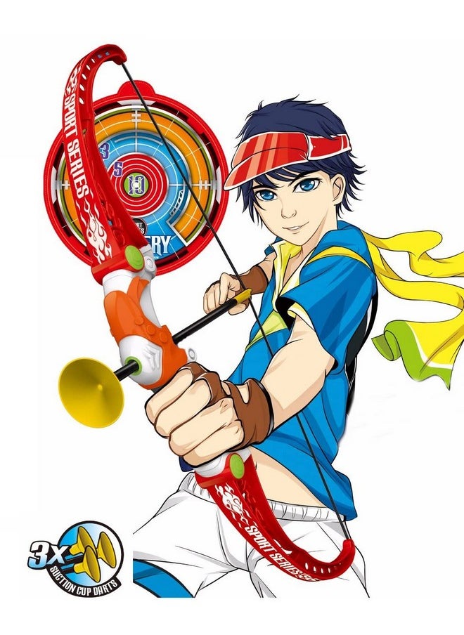 Amitasha Archery Bow And 10 Arrows Target Game For Kids (Multicolor)  - Image 2