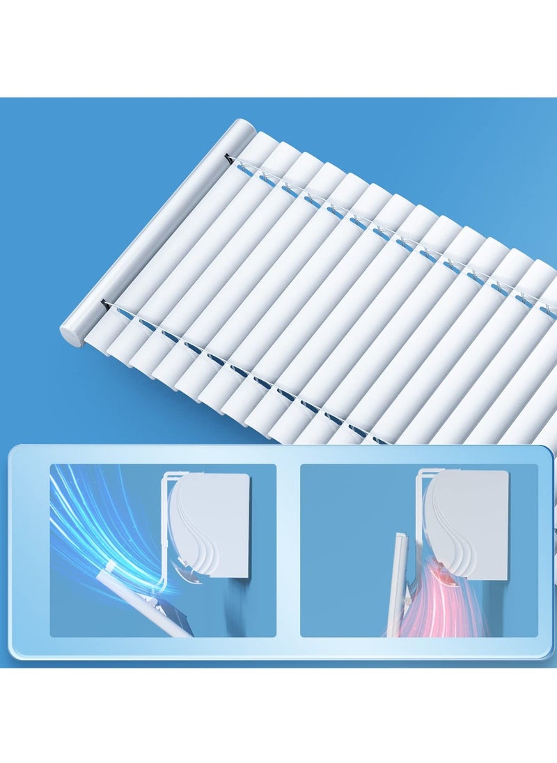 Adjustable AC Air Deflector for Split Air Conditioners, Foldable and Telescopic Air Outlet Baffle, Enhances Cooling and Heating Circulation, Adjustable Wind Direction - Image 2