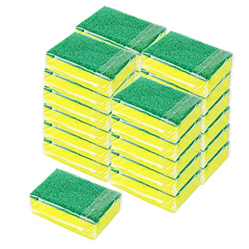 Kitchen Cleaning Sponges 36Pack Cleaning Sponges in Bulk Non Scratch Dishwashing Sponges Scouring Pad OdorFree Scrubbing Dish Sponge Suitable for Washing Dishes Travel Apartments