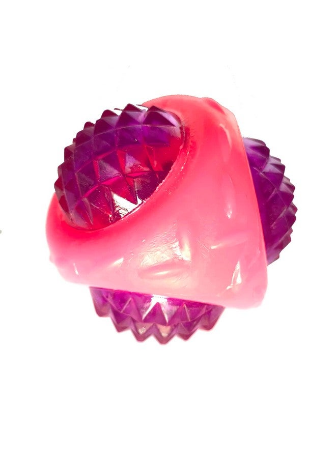 Pet Interactive Diamond Cut Led Whistle Squeaky Squeaker Ball Chew Toy For Dogs And Cats (Available As Per Color) - Image 5