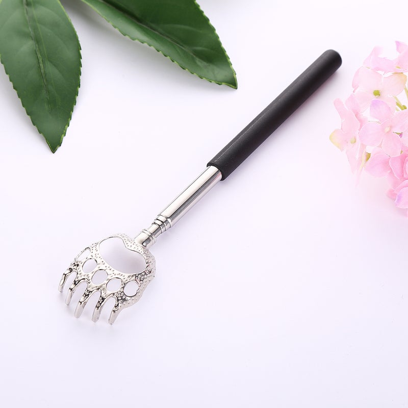 Stainless Steel Bear Claw Back Scratcher Black Black