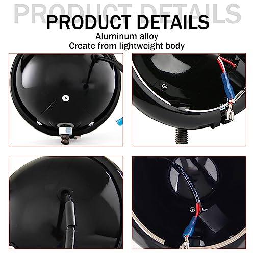 SKTYANTS VOSICKY motorcycle 5 3/4" 5.75 Inch Led Headlight Housing bucket for FXWG Chopper (Black) - Image 5