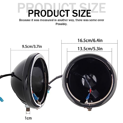 SKTYANTS VOSICKY motorcycle 5 3/4" 5.75 Inch Led Headlight Housing bucket for FXWG Chopper (Black) - Image 2