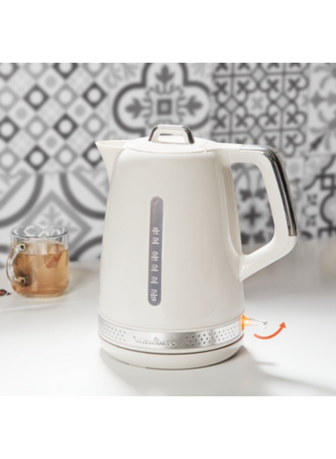 Moulinex BY320A27 Stainless Steel Electric Kettle 1.7 L 2400 W BY320 off white - Image 4