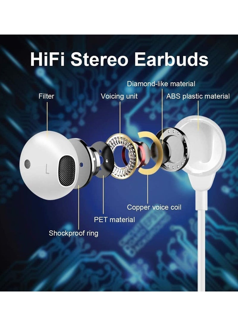 Lommyka - Earbuds Headphones With Lightning Connector Wired In-Ear Noise Canceling Isolating Earphone For IPhone 14/13/12/11/SE/X/XR/XS/8/7 (Built-in Microphone&Volume Control) - Image 1