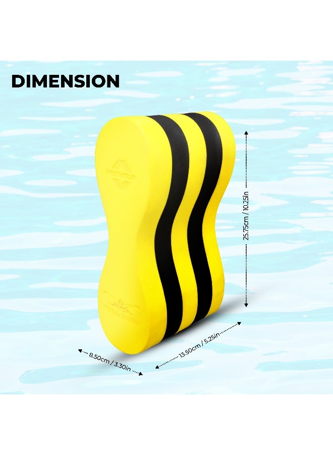 Nivia Pullbuoy, Training Equipment, Swimming Equipment for Kids/Adults - Yellow/Black - SEO Friendly Long Title - Image 3