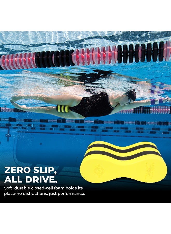 Nivia Pullbuoy, Training Equipment, Swimming Equipment for Kids/Adults - Yellow/Black - SEO Friendly Long Title - Image 2