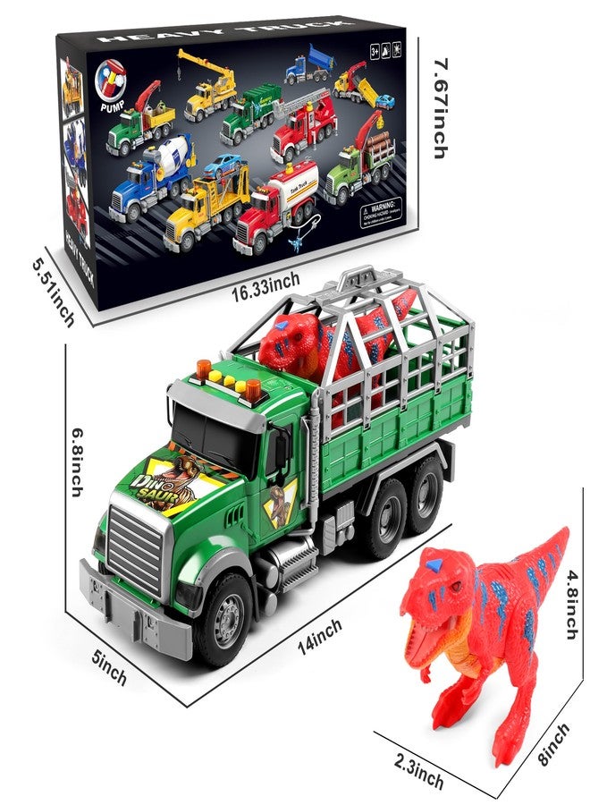 Dwi Dowellin Toy Truck Transport Cars Carrier with Dinosaur for Kids Toddlers,Birthday Gifts for Boy Toddler Child 3 4 5 6 Years Old - Image 5