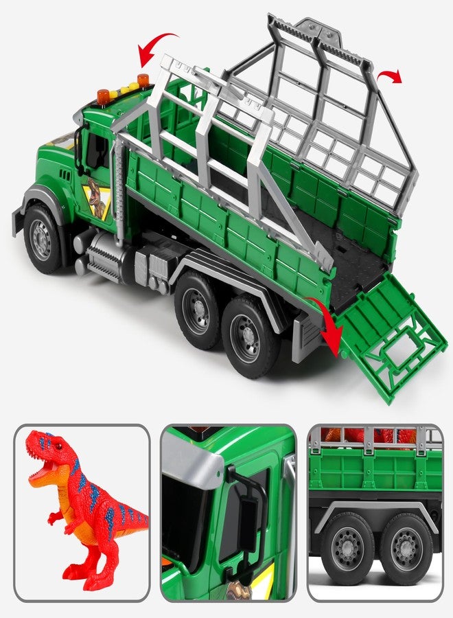 Dwi Dowellin Toy Truck Transport Cars Carrier with Dinosaur for Kids Toddlers,Birthday Gifts for Boy Toddler Child 3 4 5 6 Years Old - Image 3