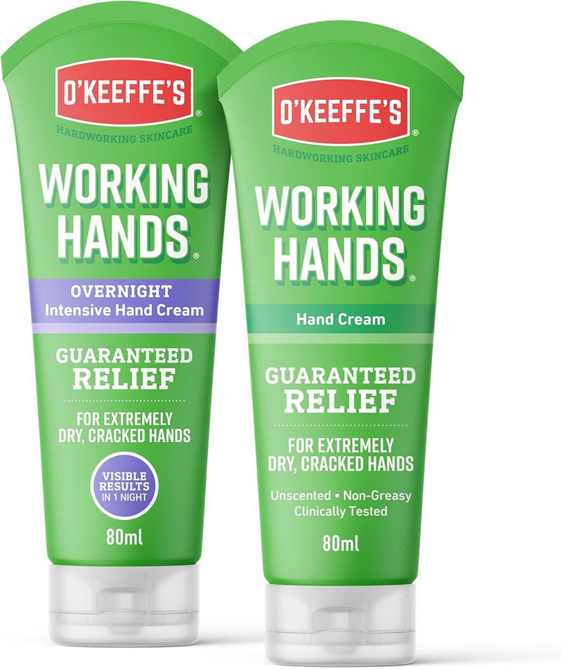 OKeeffes Working Hands Overnight 80ml Working Hands 80ml Twin Pack Hands