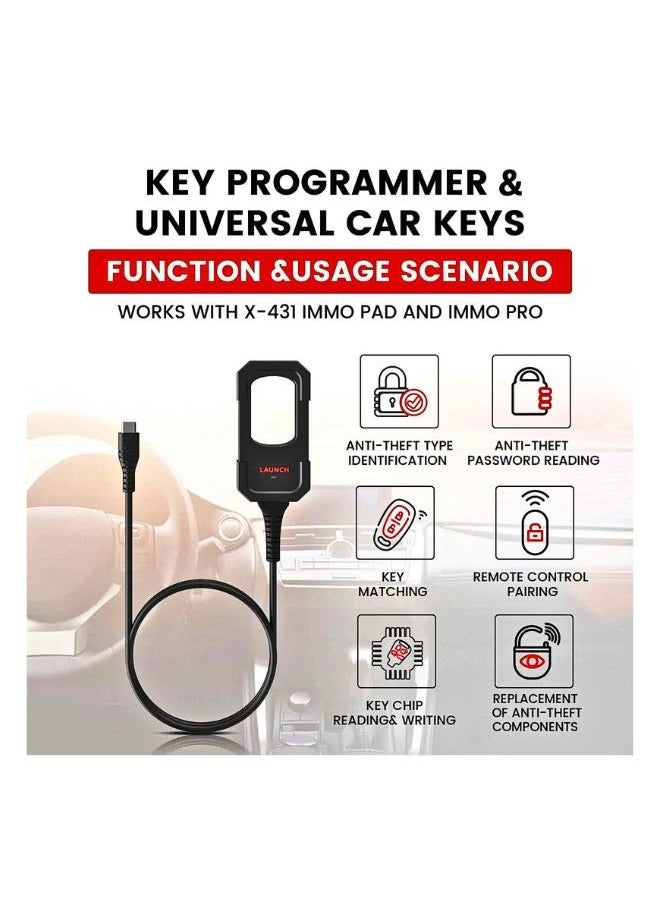 Launch - Car Key Programmer Remote Maker Transponder Super Chip 4 Set Smart Key Launch X431 - Image 1
