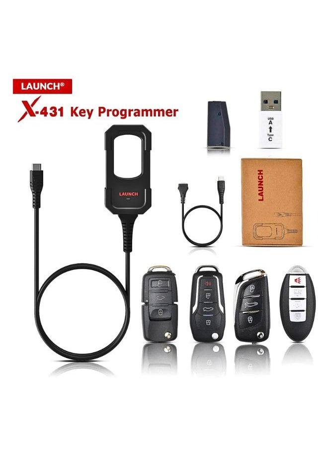 Launch - Car Key Programmer Remote Maker Transponder Super Chip 4 Set Smart Key Launch X431 - Image 1