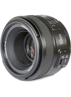 YONGNUO YONGNUO YN50mm F1.8N Standard Prime Lens, Large Aperture Auto Manual Focus AF MF for Nikon DSLR Cameras  - Image 1