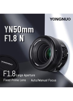 YONGNUO YONGNUO YN50mm F1.8N Standard Prime Lens, Large Aperture Auto Manual Focus AF MF for Nikon DSLR Cameras  - Image 2
